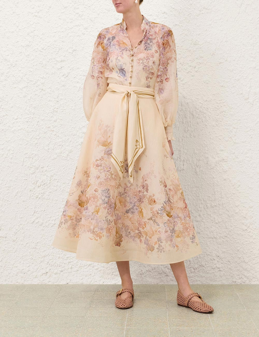 ZIMMERMAN ASCENT CIRCLE MIDI SKIRT - BEYMEN