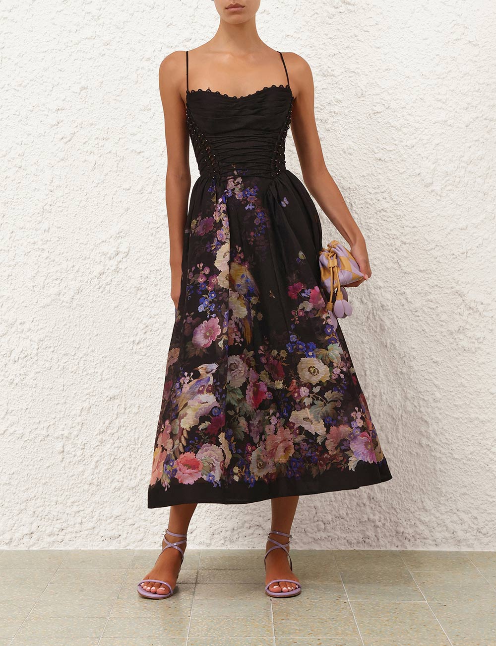 ZIMMERMAN LUNA BEADED PICNIC DRESS - BEYMEN