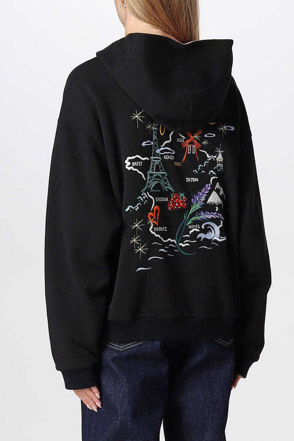 KENZO REVERSIBLE WIDE CUT HOODIE - BEYMEN
