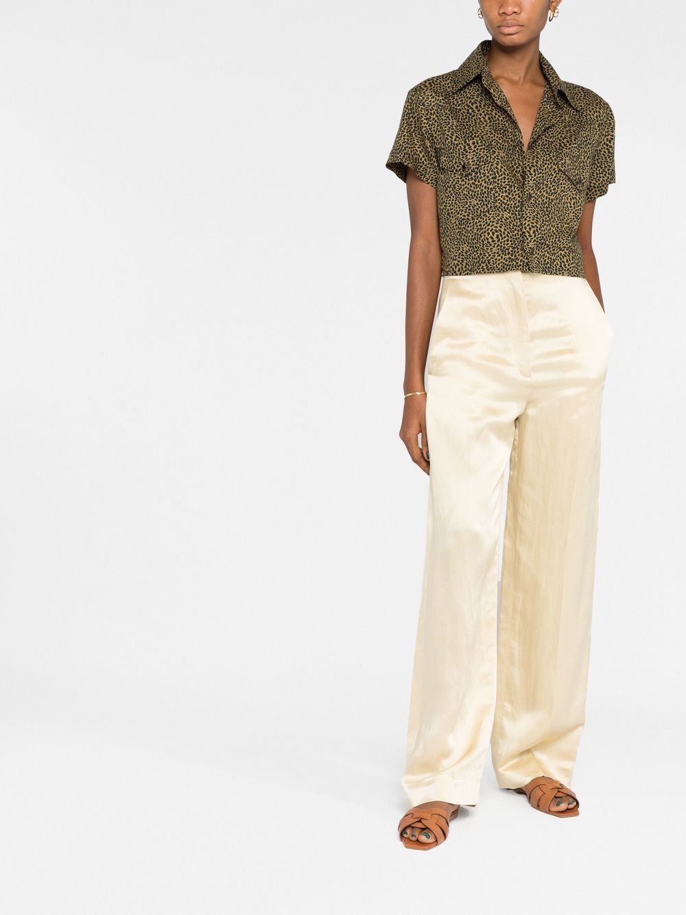 YSL Cropped Shirt