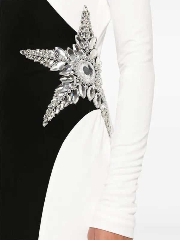 BALMAIN JERSEY LONG DRESS - BEYMEN