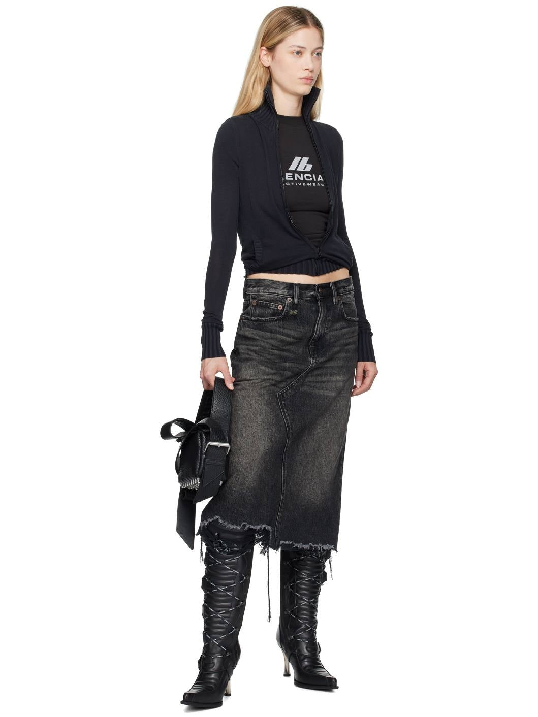 BALENCIAGA KNOTTED ZIP-UP - BEYMEN