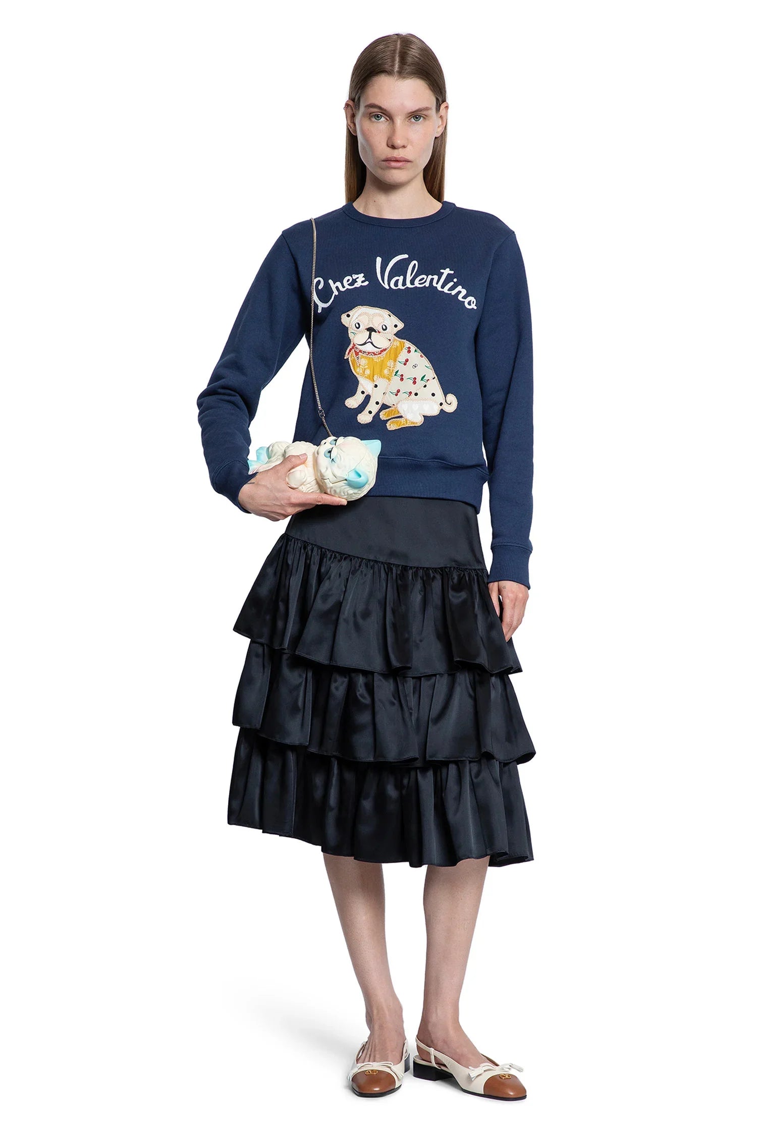 VALENTINO GARAVANI JERSEY FELPA - BEYMEN