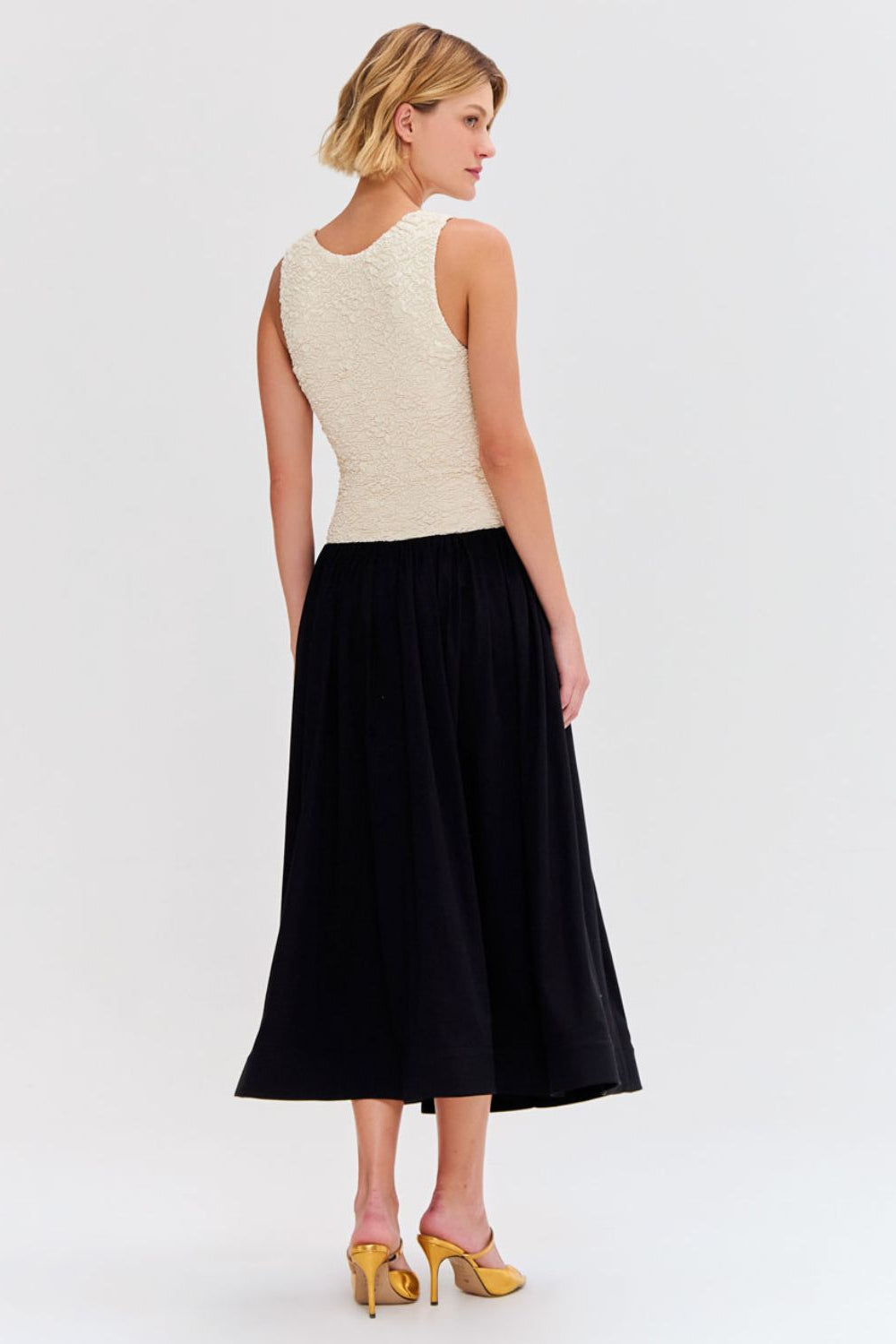 PATBO JACQUARD MIDI DRESS