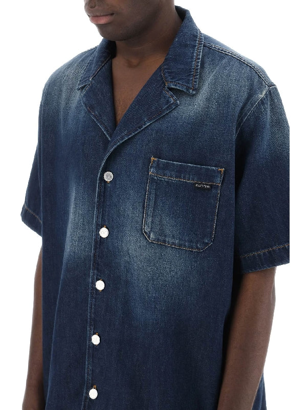 VALENTINO CAMICIA IN DENIM - BEYMEN