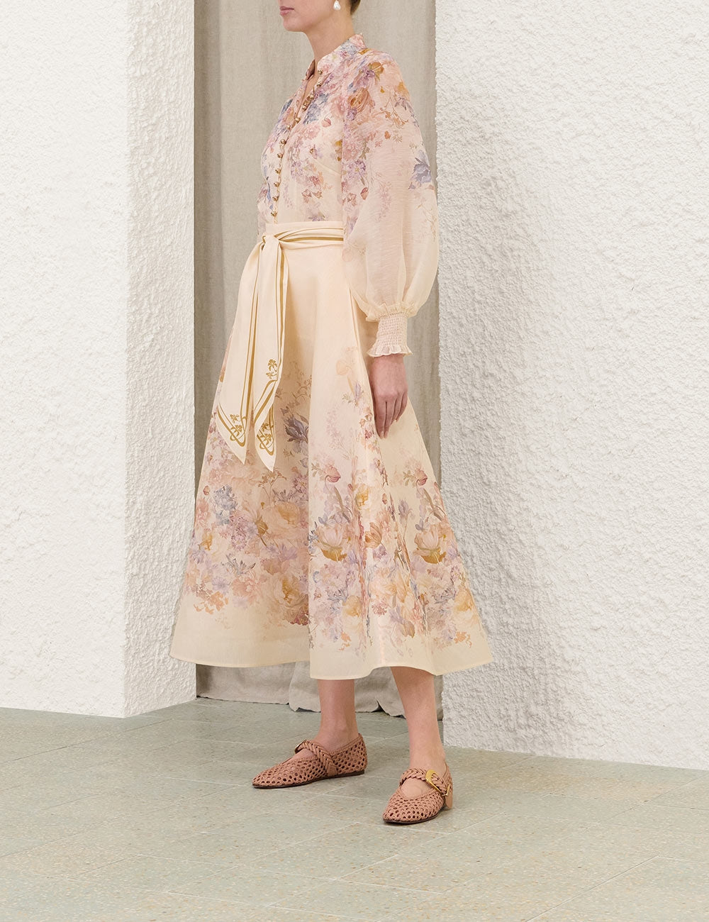ZIMMERMAN ASCENT CIRCLE MIDI SKIRT - BEYMEN