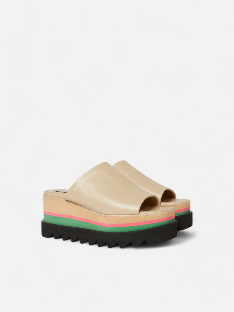 STELLA MCCARTNEY FLAT PLATFORM SANDAL - BEYMEN