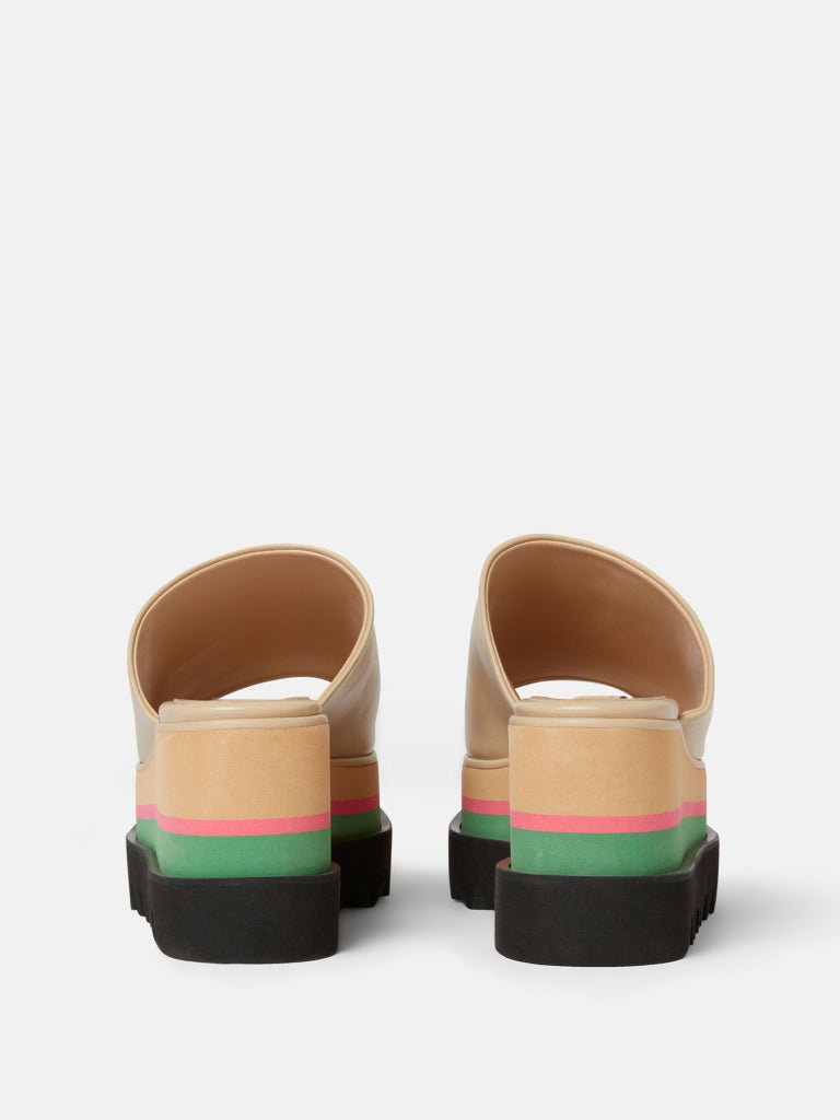 STELLA MCCARTNEY FLAT PLATFORM SANDAL - BEYMEN