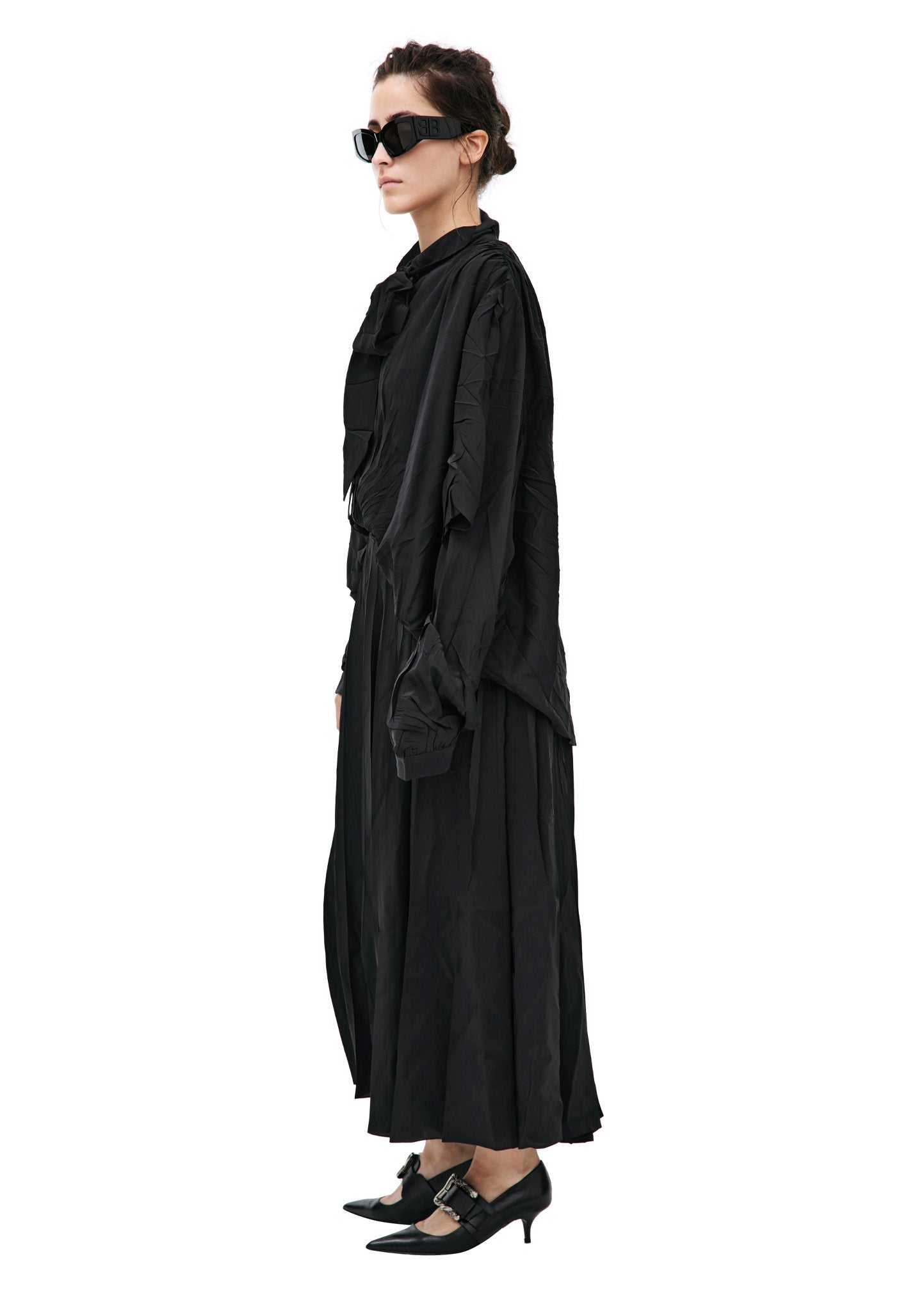 BALENCIAGA DOUBLE SLEEVE DRESS - BEYMEN