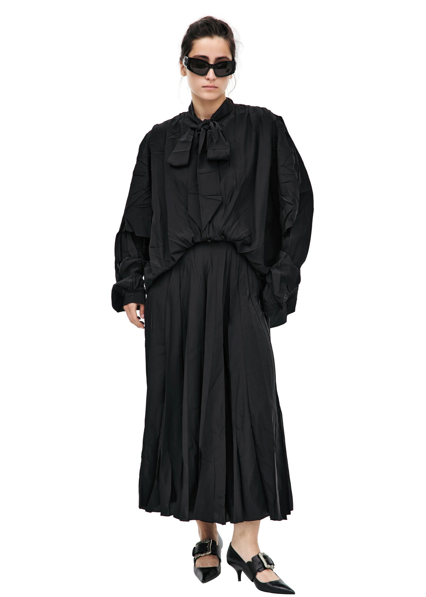 BALENCIAGA DOUBLE SLEEVE DRESS