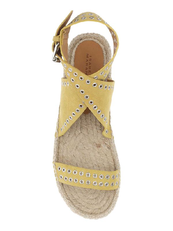 ISABEL MARANT PLATFORM FLAT ESPDRILLE SANDAL - BEYMEN