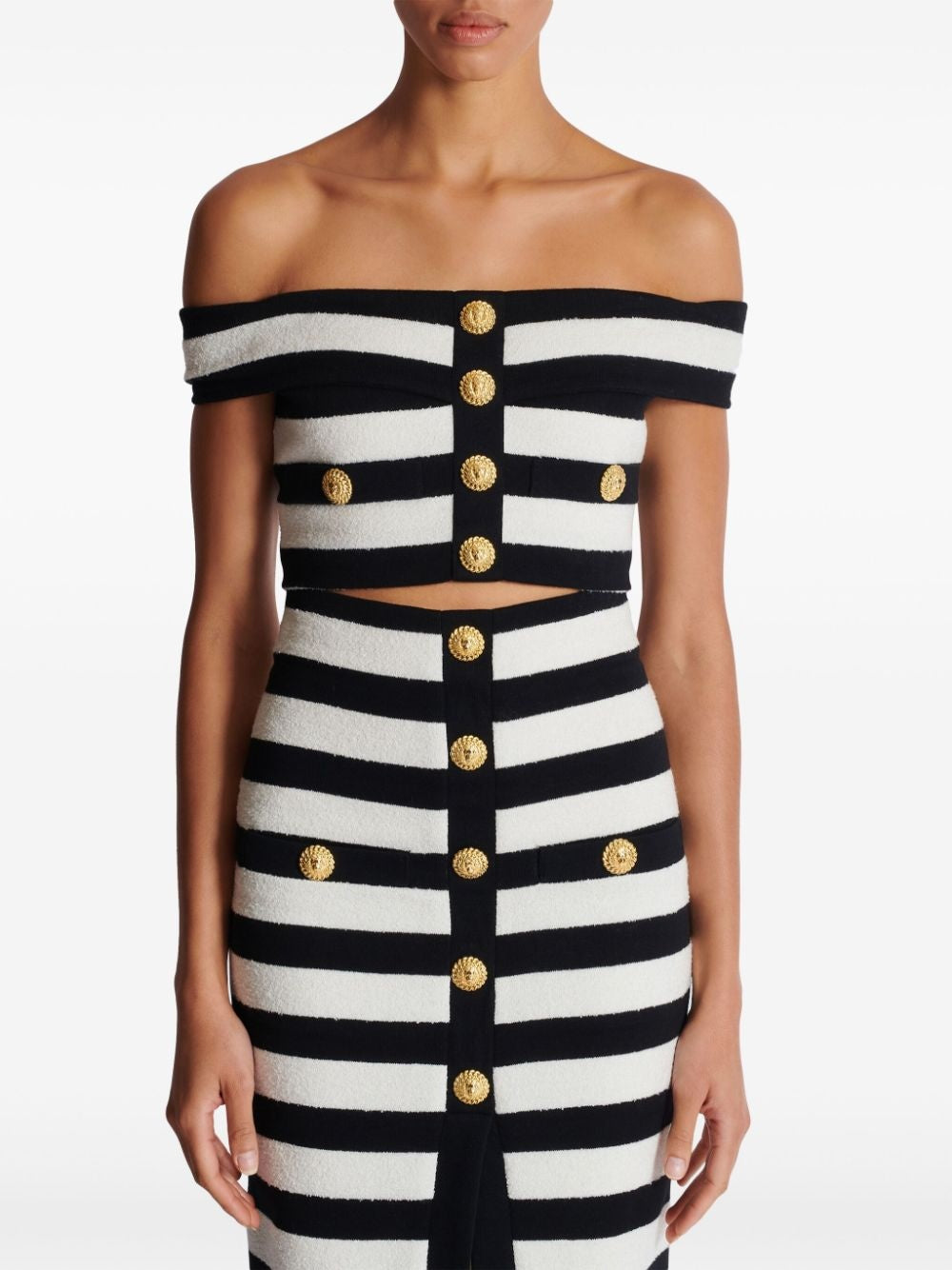 BALMAIN OFF SHOULDER - BEYMEN