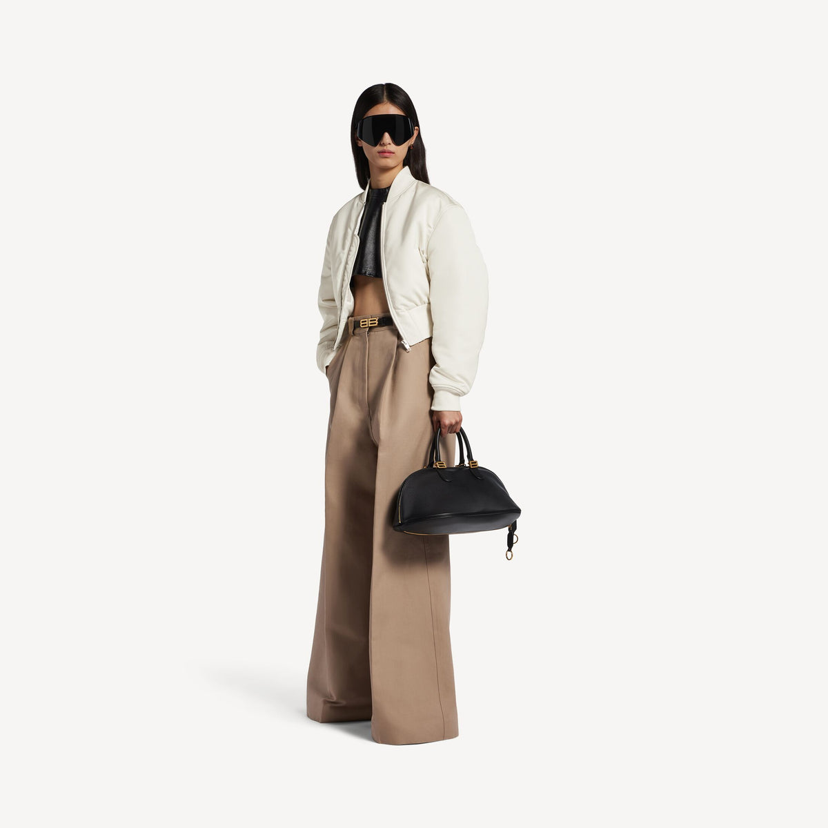 BALENCIAGA CROPPED BOMBER - BEYMEN