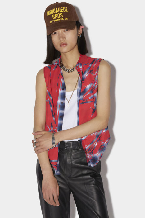 DSQUARED2 SLEEVELESS SHIRT - BEYMEN