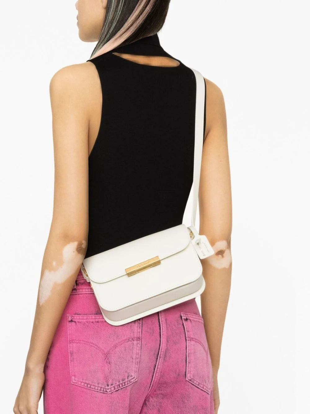 OFF-WHITE MEDIUM SHOULDER BAG - BEYMEN