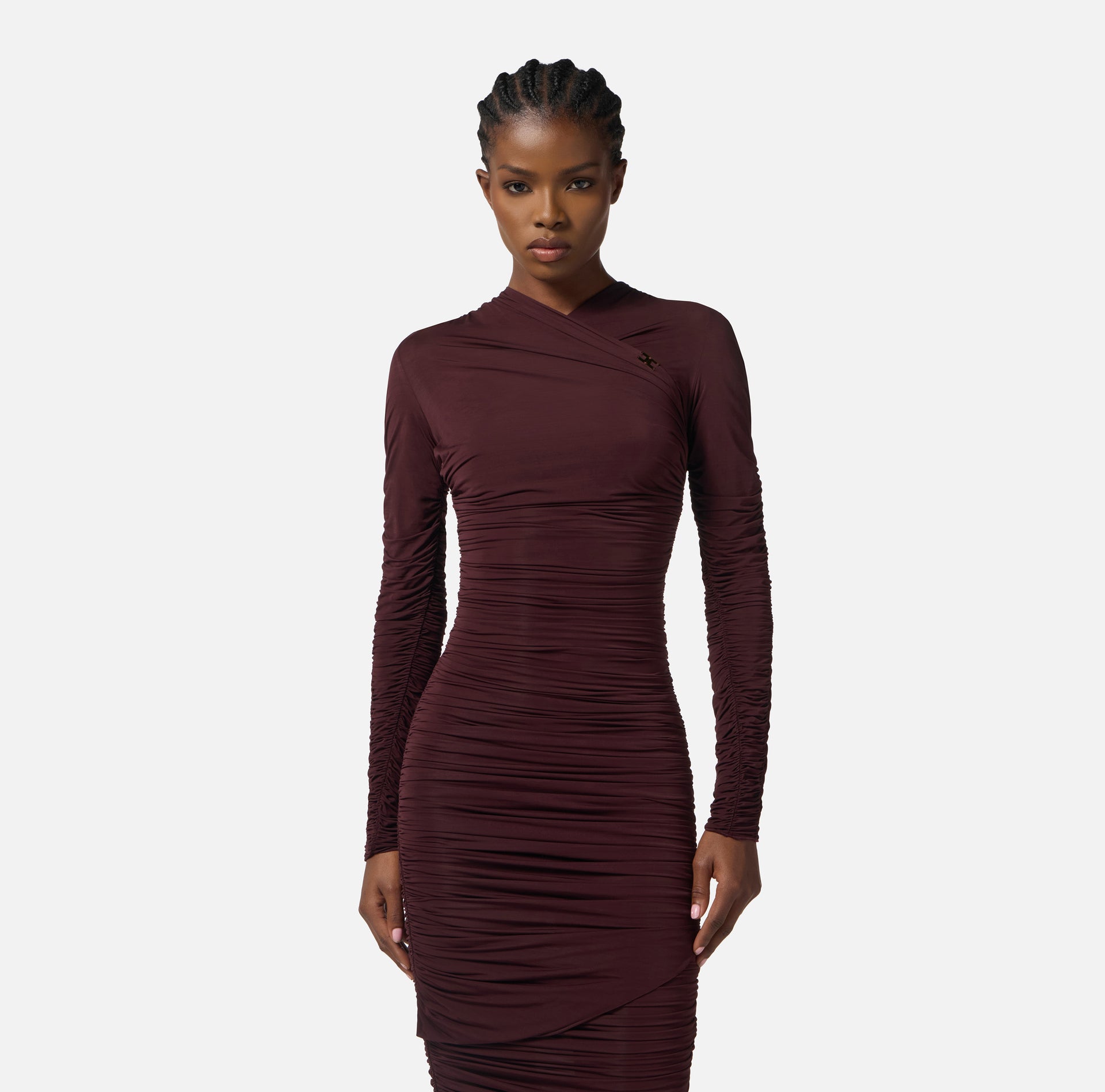 ELISABETTA FRANCHI DRESS - BEYMEN