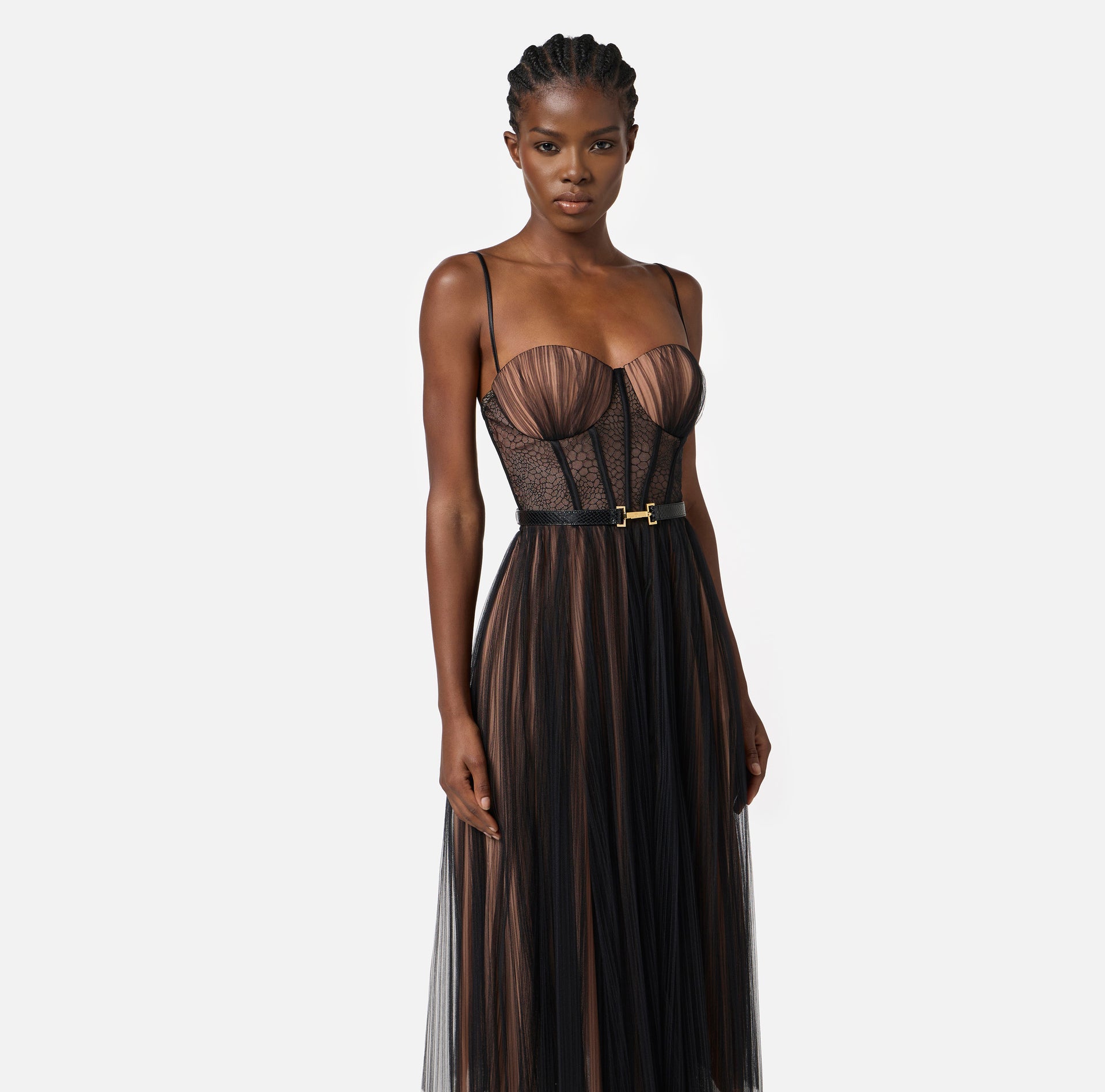 ELISABETTA FRANCHI DRESS - BEYMEN
