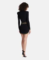 Balmain 6 Button Mini Skirt