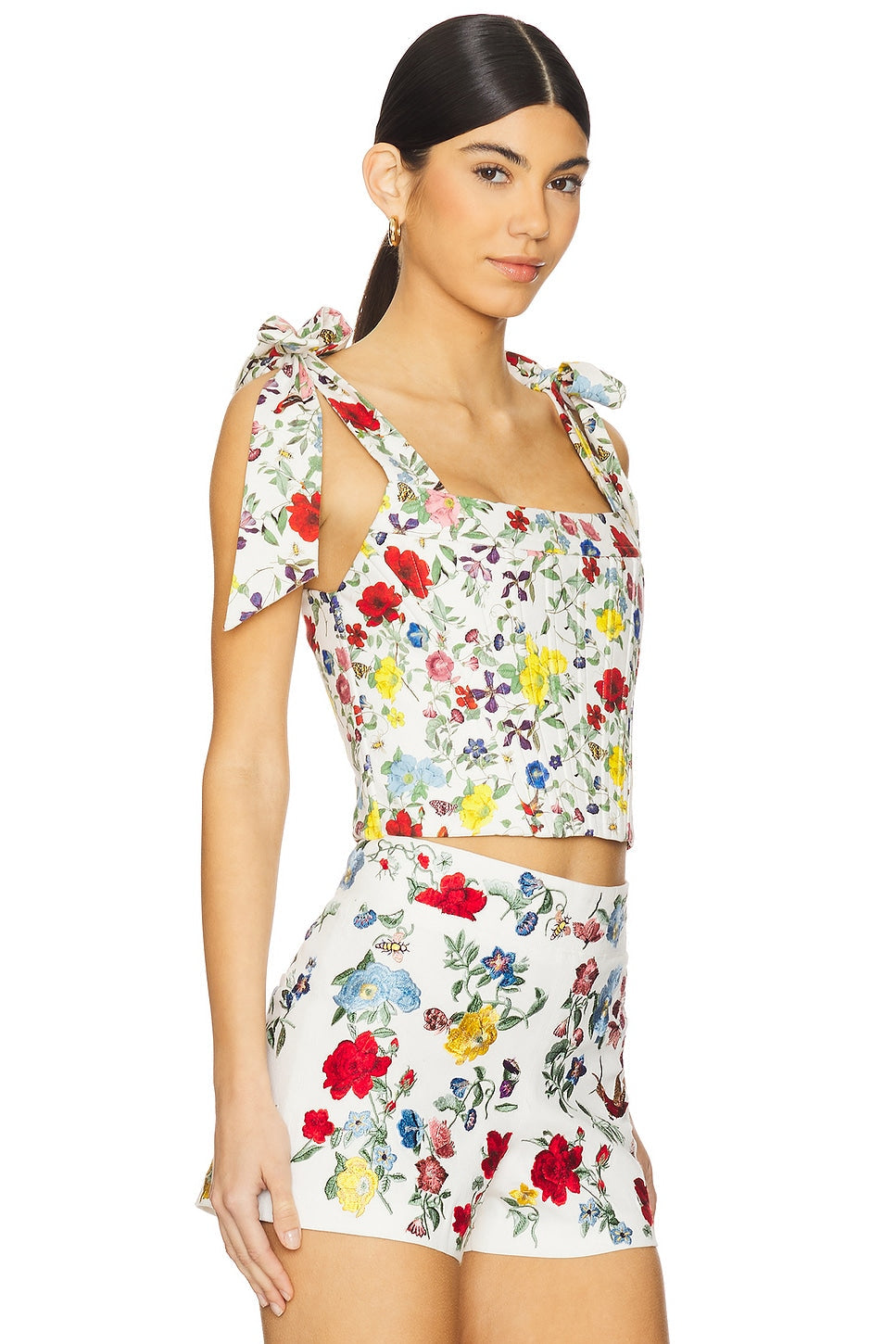 ALICE + OLIVIA CLARA BOW STRAP BUSTIER - BEYMEN