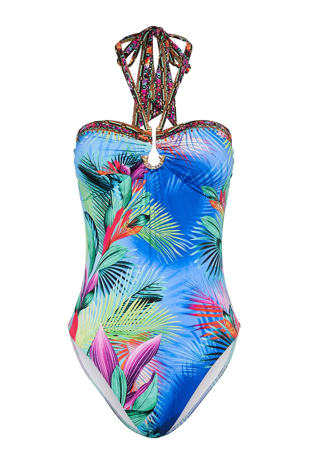 CAMILLA BANDEAU ONE PIECE WITH RING TR - BEYMEN