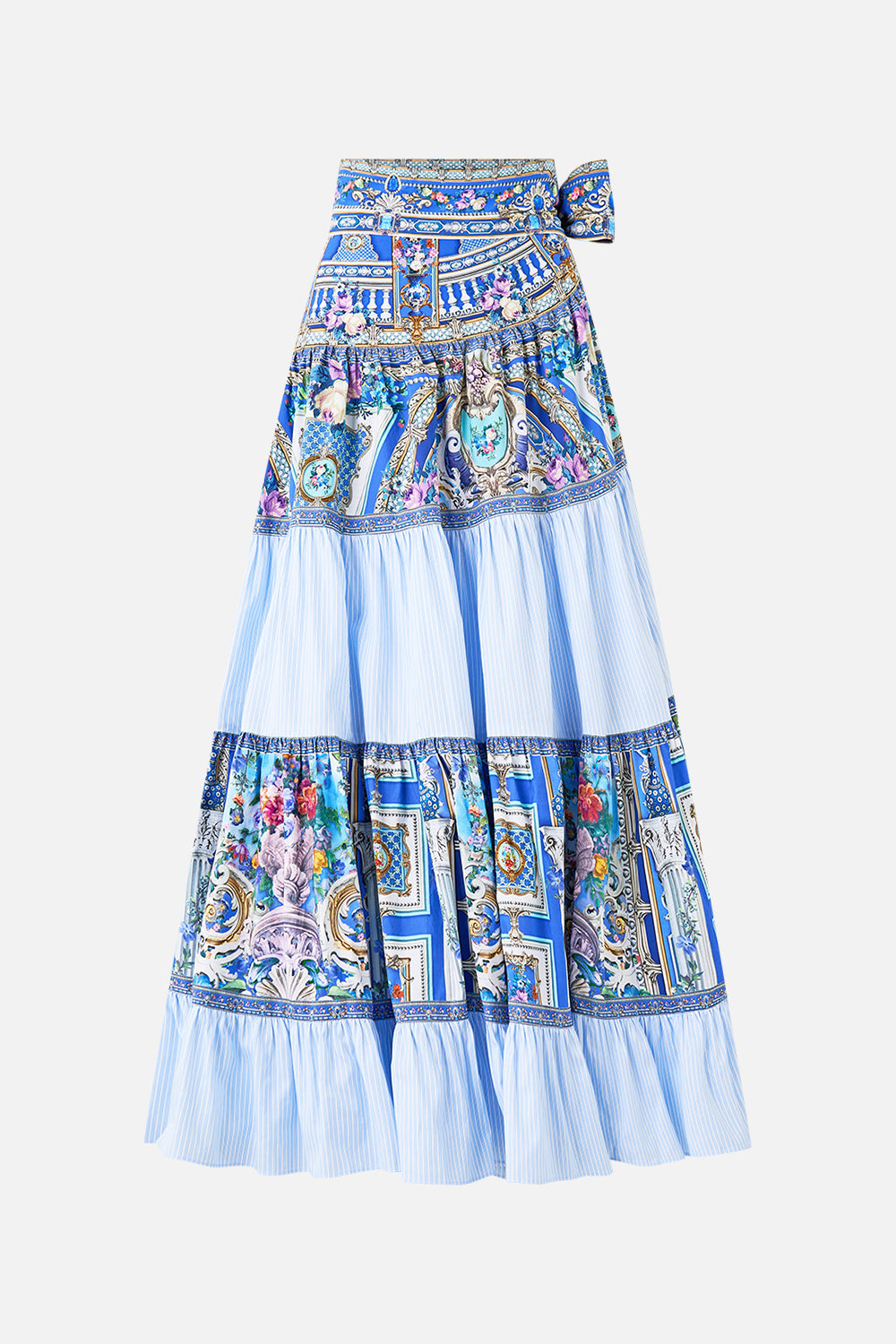 CAMILLA SKIRT WITH GATHERED PANELS - BEYMEN