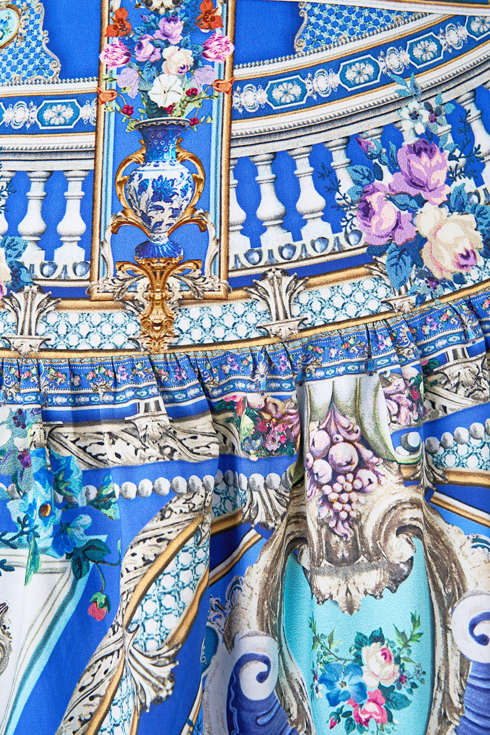 CAMILLA SKIRT WITH GATHERED PANELS - BEYMEN