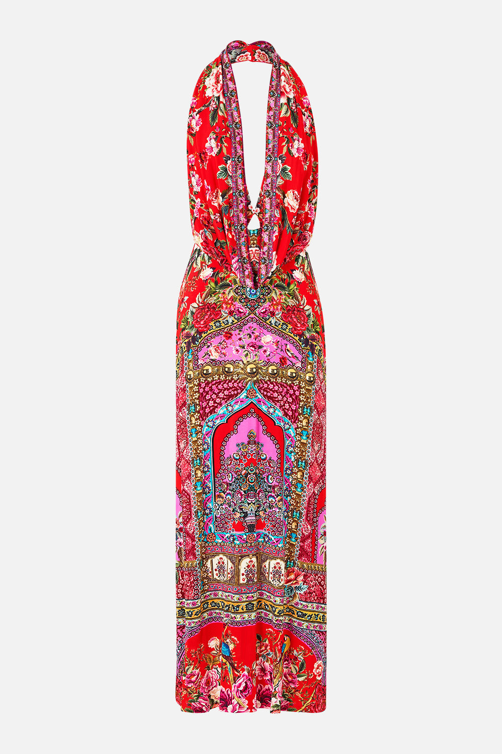 CAMILLA DEEP COWL PLUNGE DRESS - BEYMEN