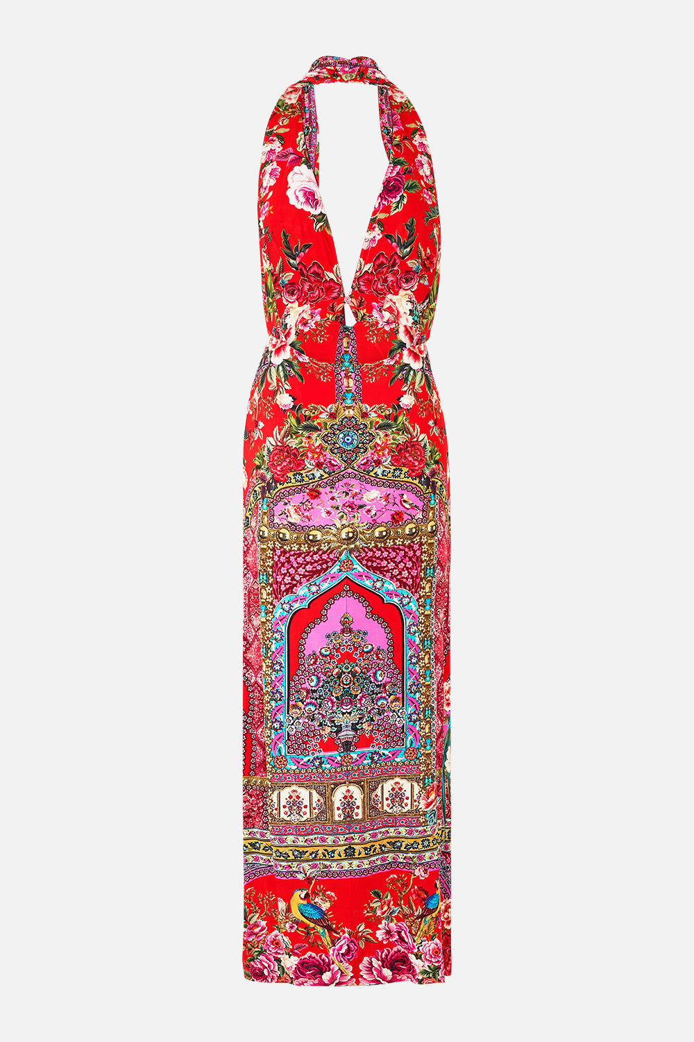 CAMILLA DEEP COWL PLUNGE DRESS - BEYMEN