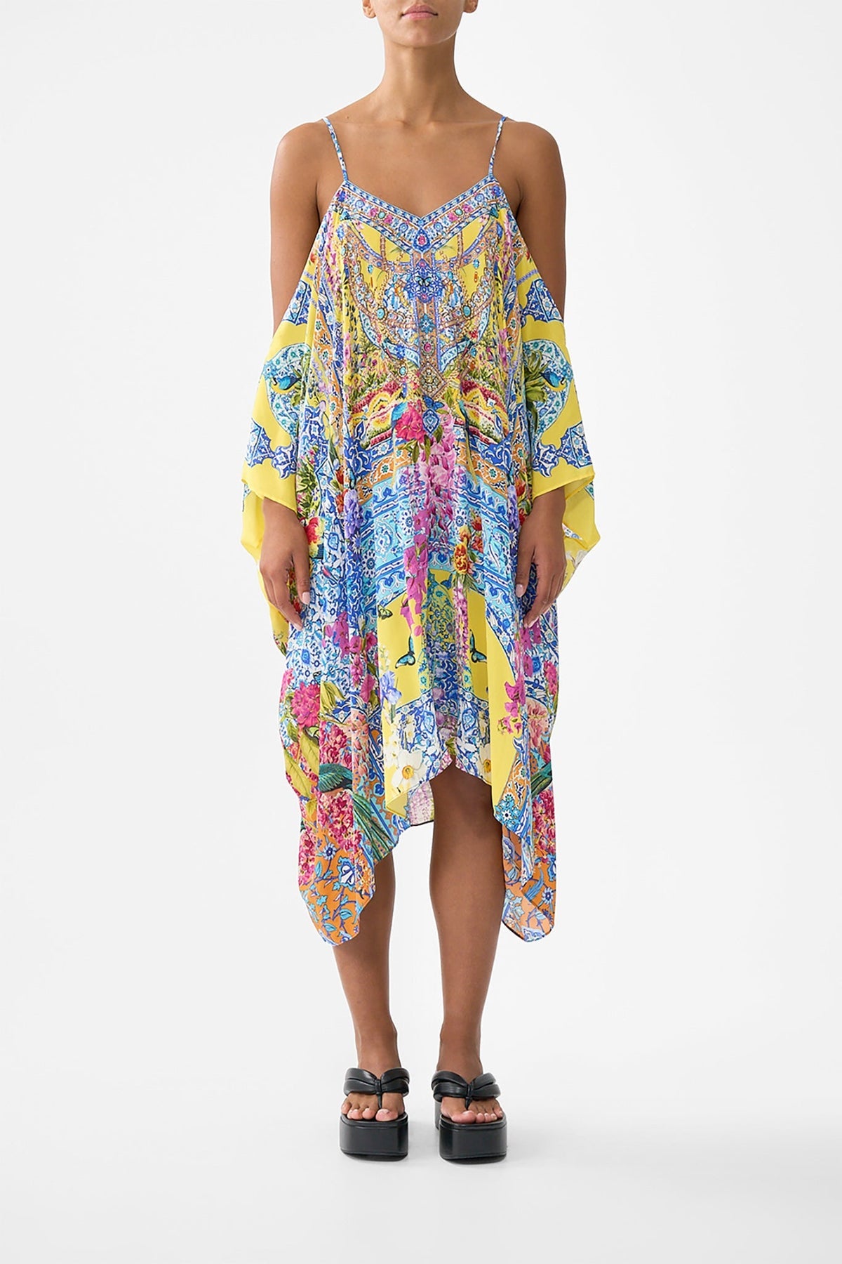 CAMILLA SHOULDER STRAP KAFTAN - BEYMEN
