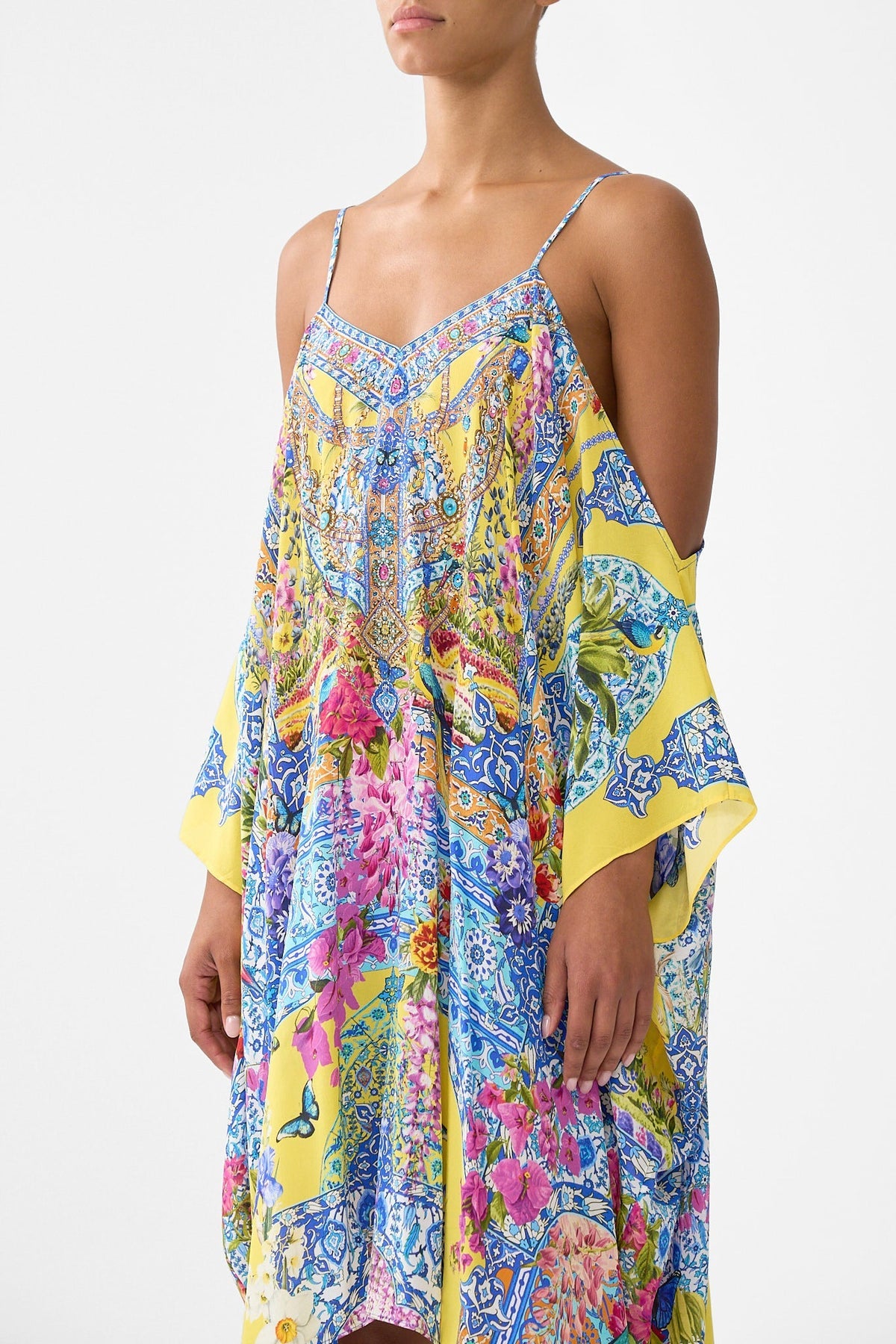 CAMILLA SHOULDER STRAP KAFTAN - BEYMEN