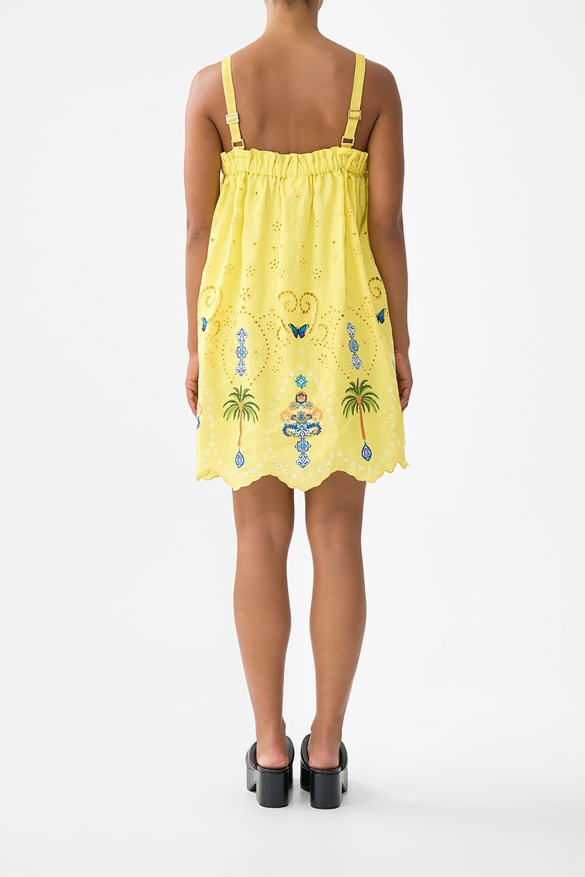 CAMILLA STRAP SHORT SUNDRESS - BEYMEN