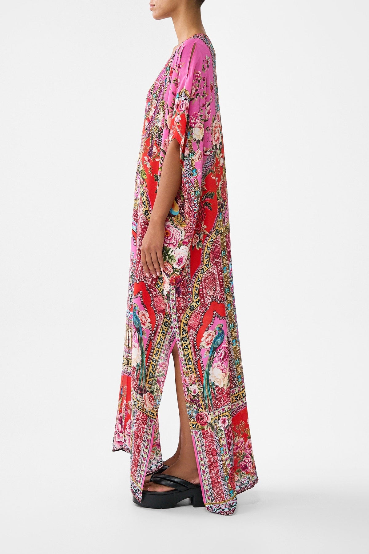 CAMILLA SLIM FIT KAFTAN WITH SPLIT - BEYMEN