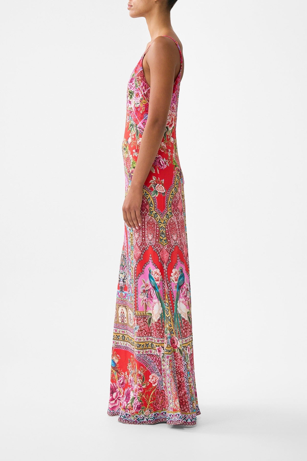 CAMILLA LENGTH BIAS SLIP DRESS - BEYMEN