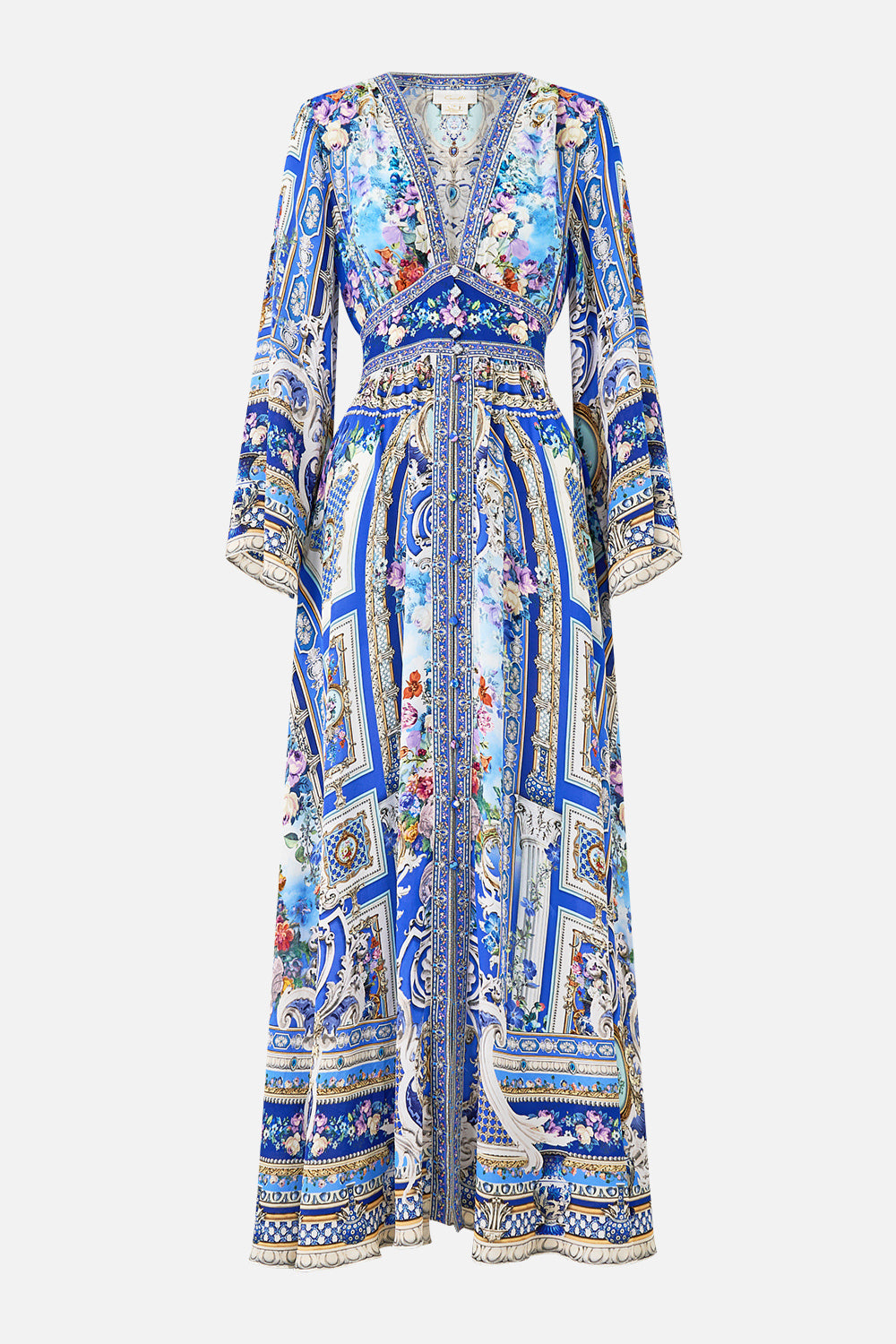 CAMILLA DRESS WITH SHIRRING DETAIL - BEYMEN