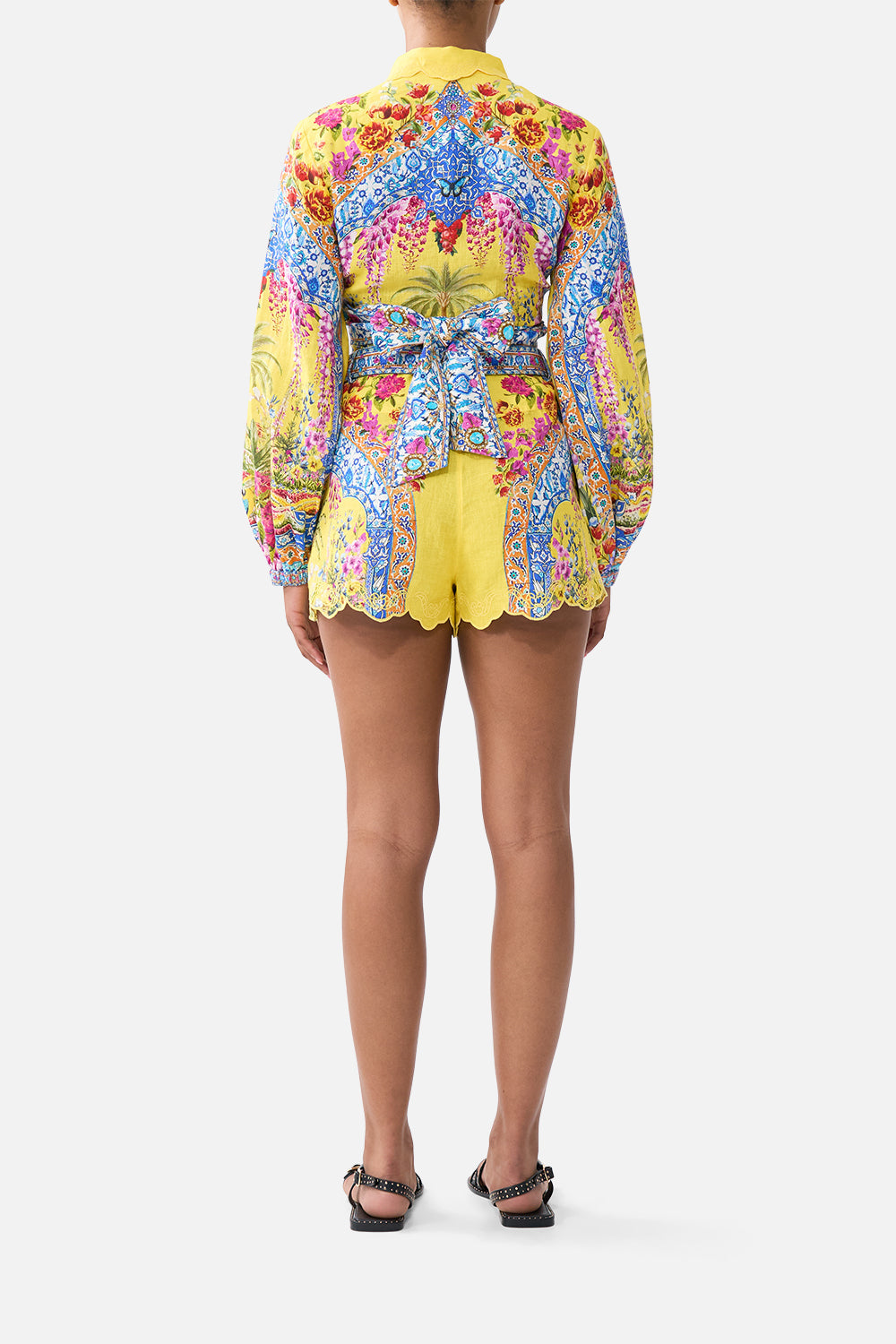 CAMILLA CROPPED WRAP SHIRT - BEYMEN