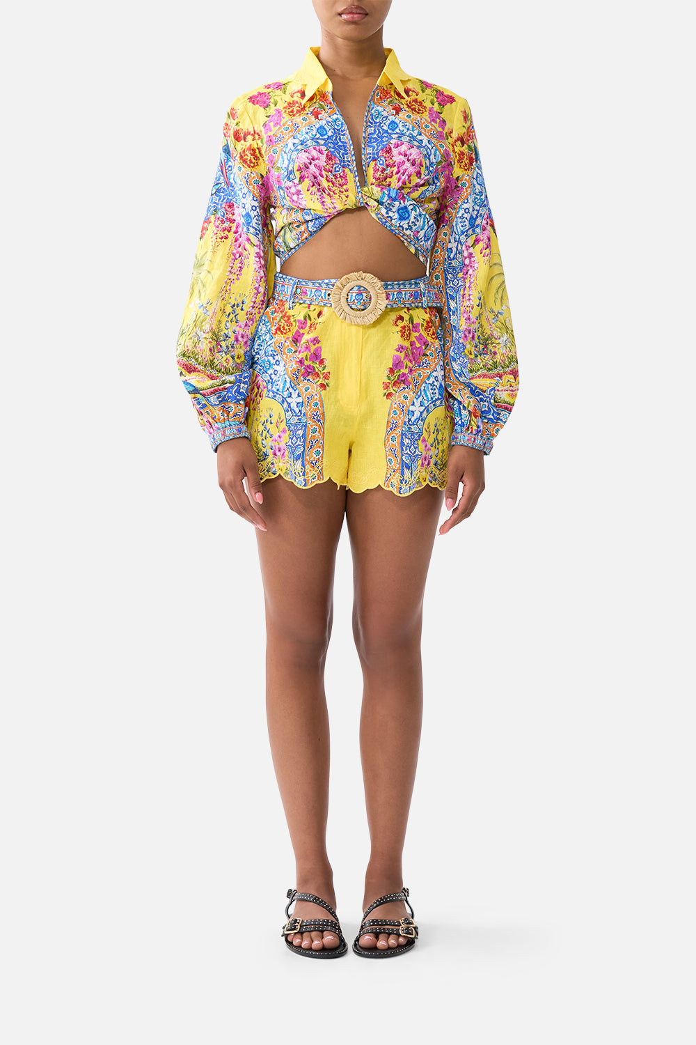 CAMILLA TUCK FRONT SHORT - BEYMEN