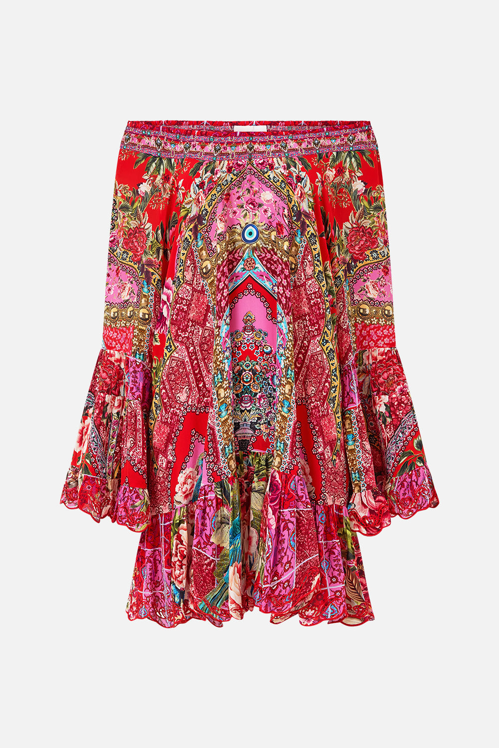 CAMILLA A-LINE FRILL DRESS - BEYMEN