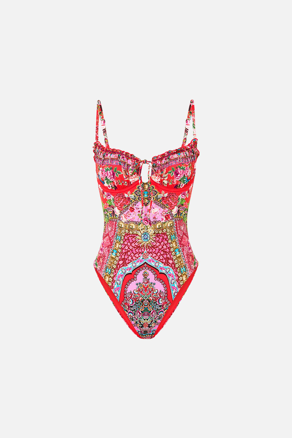 CAMILLA E ONE PIECE W TIE FRONT - BEYMEN