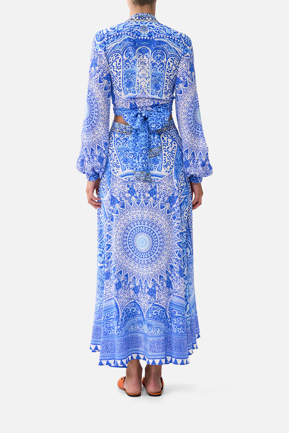 CAMILLA CROPPED WRAP SHIRT - BEYMEN