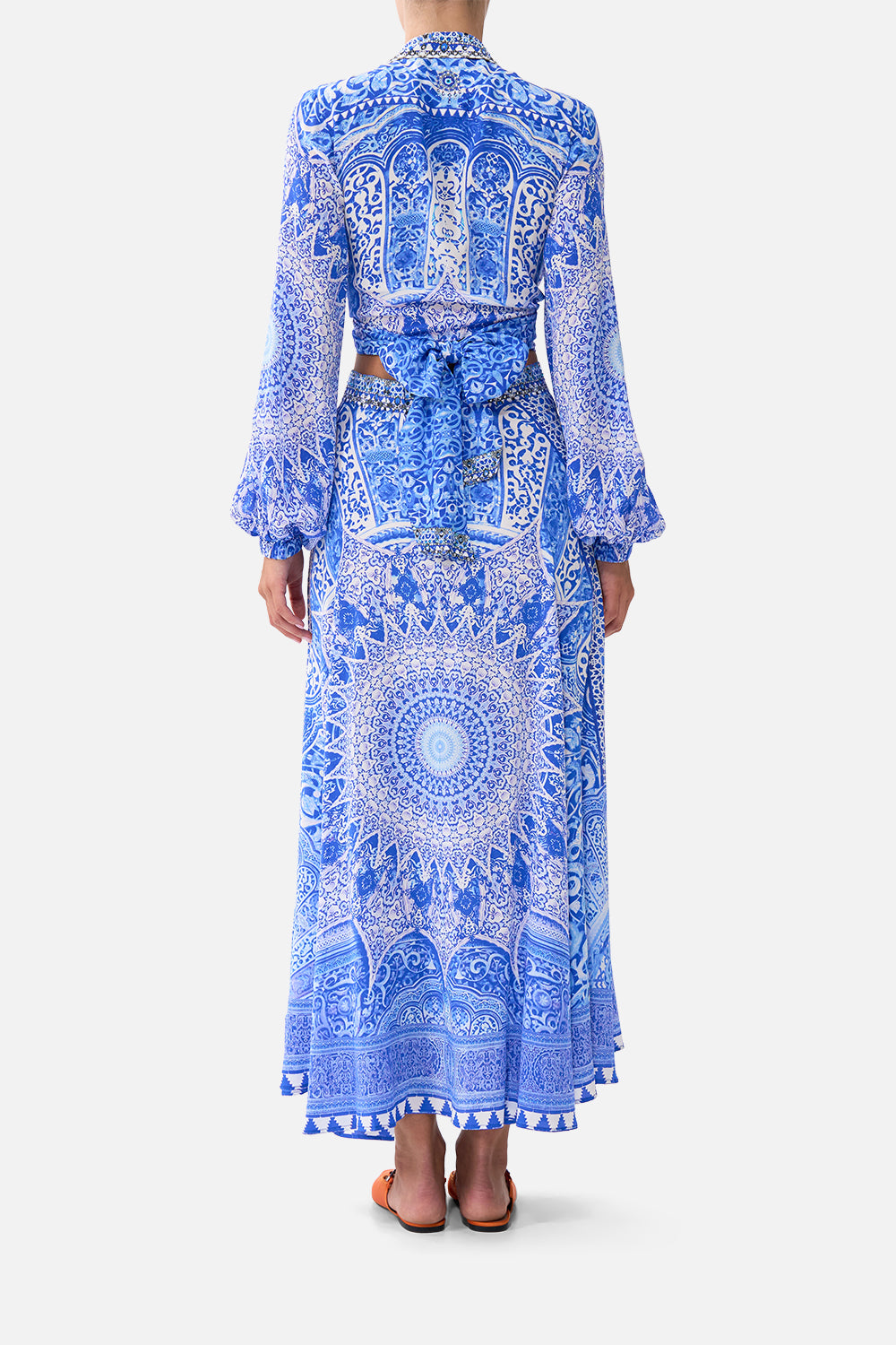 CAMILLA PANELLED FLARED LONG SKIRT - BEYMEN