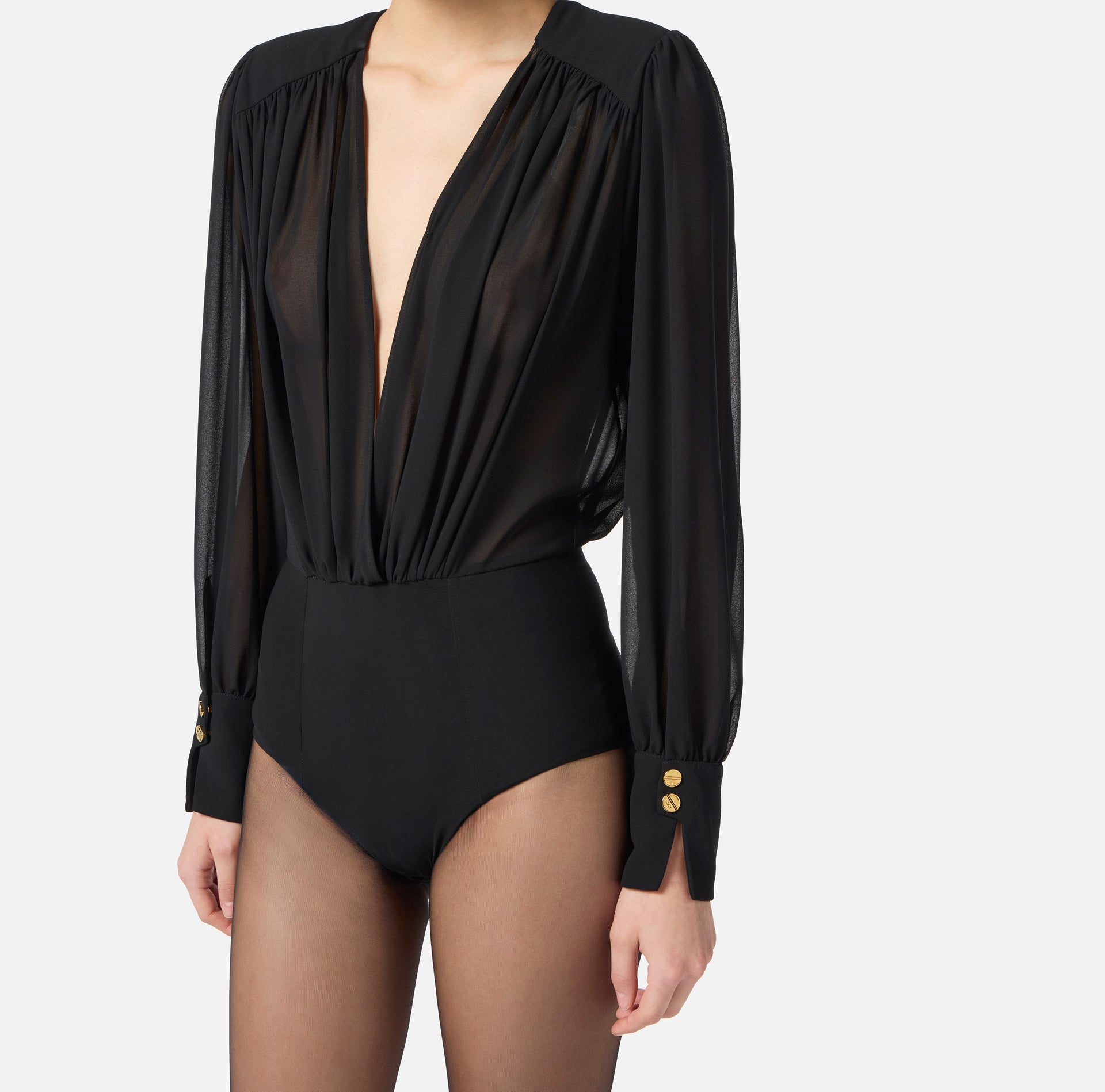ELISABETTA FRANCHI BODYSUIT SHIRT - BEYMEN