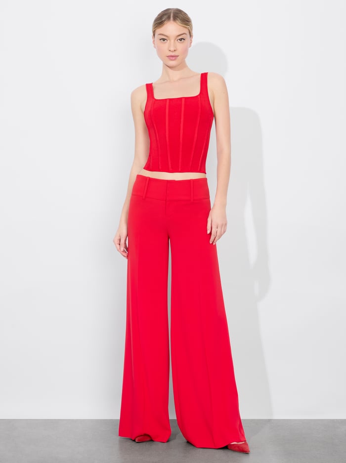 ALICE + OLIVIA SARIAH CORSET TANK - BEYMEN