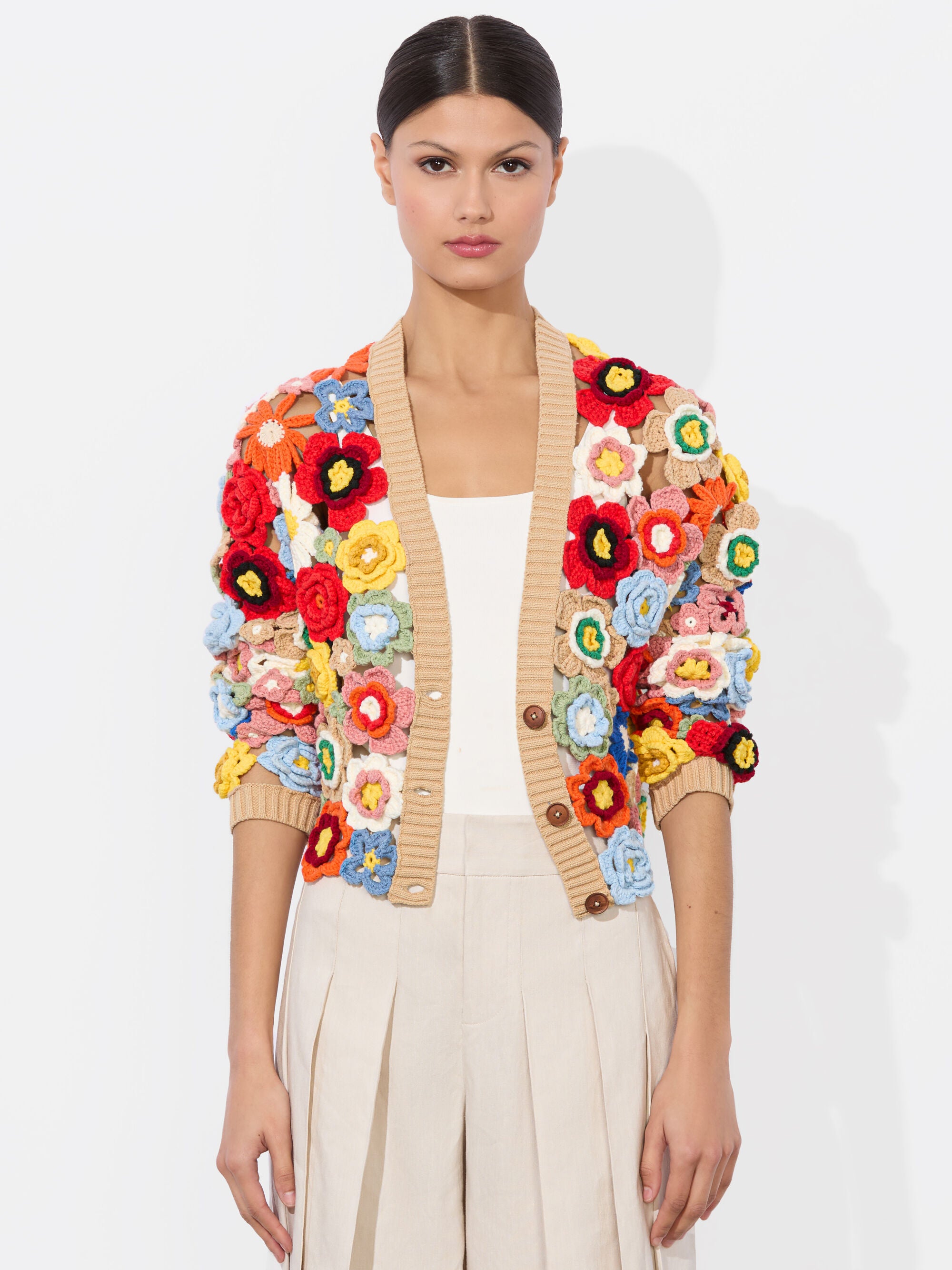 ALICE + OLIVIA BRADLEY SHORT CARDIGAN - BEYMEN