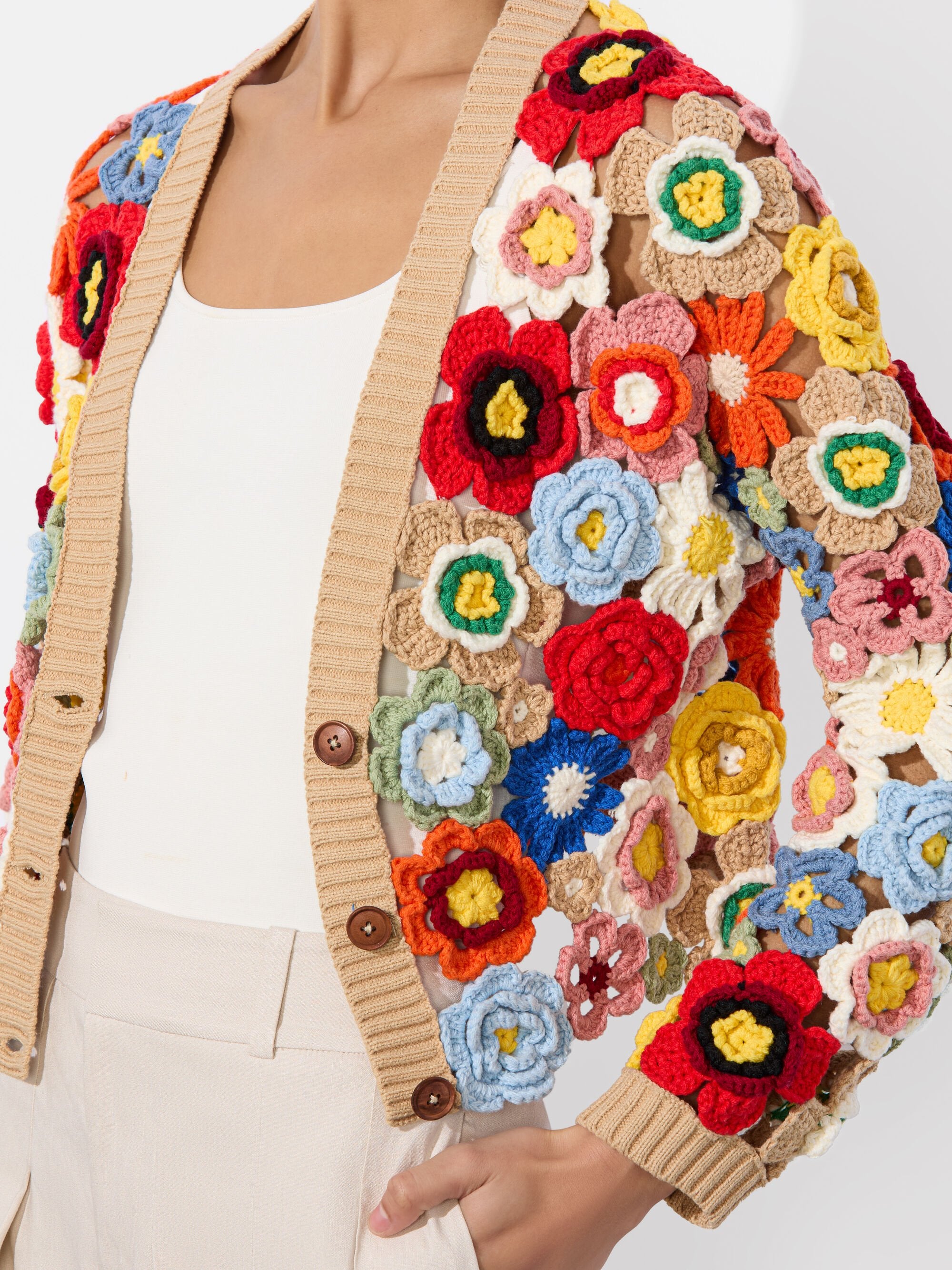 ALICE + OLIVIA BRADLEY SHORT CARDIGAN - BEYMEN