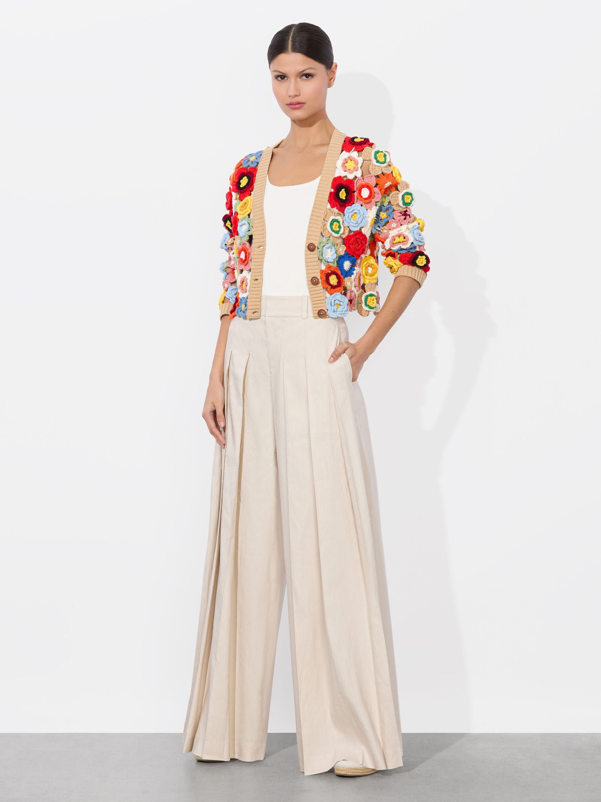 ALICE + OLIVIA BRADLEY SHORT CARDIGAN - BEYMEN