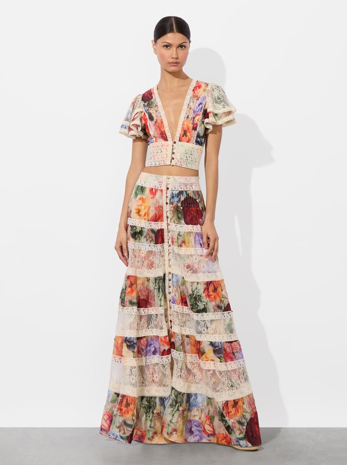 ALICE + OLIVIA SLV BLOUSE - BEYMEN