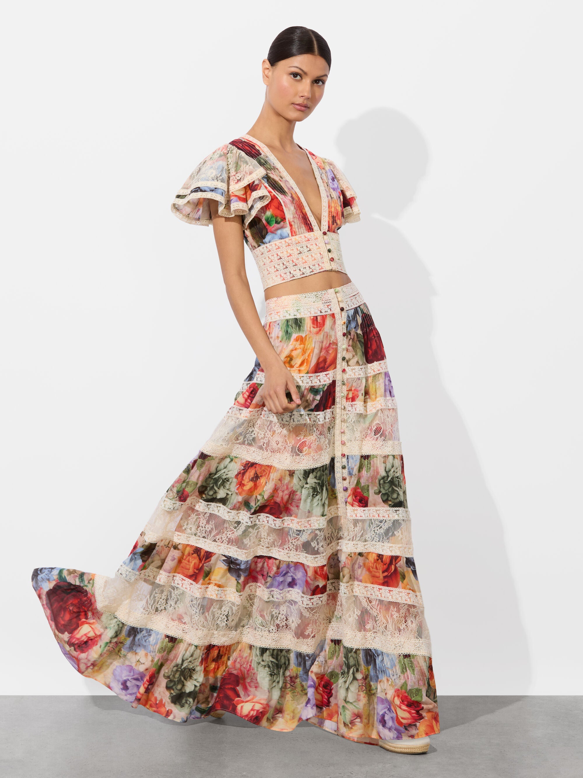 ALICE + OLIVIA MAXI SKIRT - BEYMEN