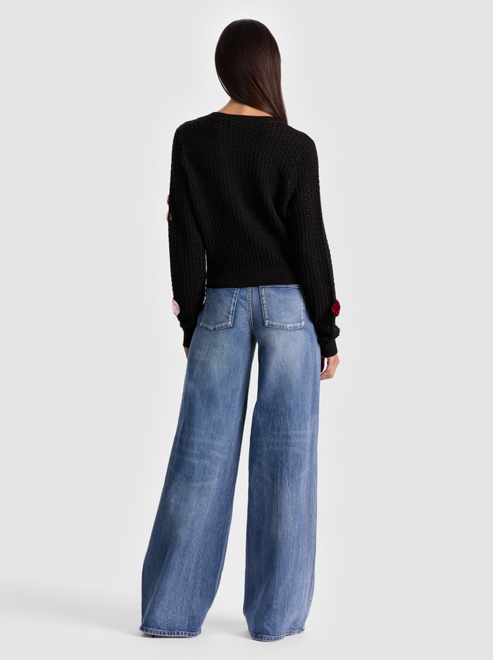 ALICE+OLIVIA FLORAL CARDIGAN - BEYMEN