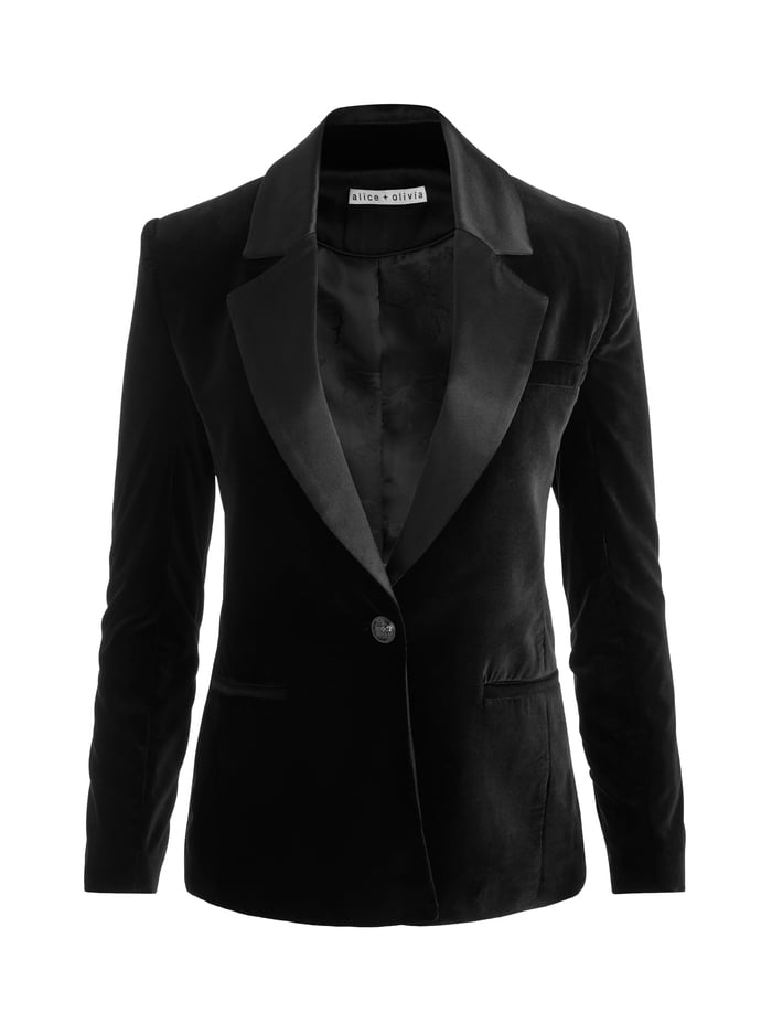ALICE + OLIVIA BRSTD BLAZER - BEYMEN