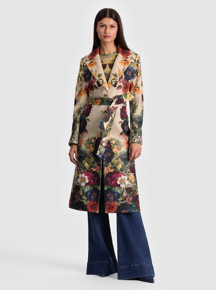 ALICE + OLIVIA BELTED COAT - BEYMEN